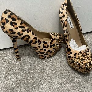 Leopard print heels